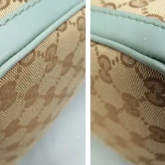 GUCCI CLASSIC MONOGRAM BOSTON MEDIUM W/LONG STRAP-100% AUTHENTIC - Picture 14 of 16